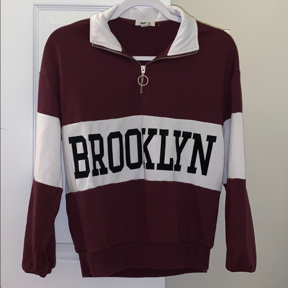 Quarter zip sweatshirt